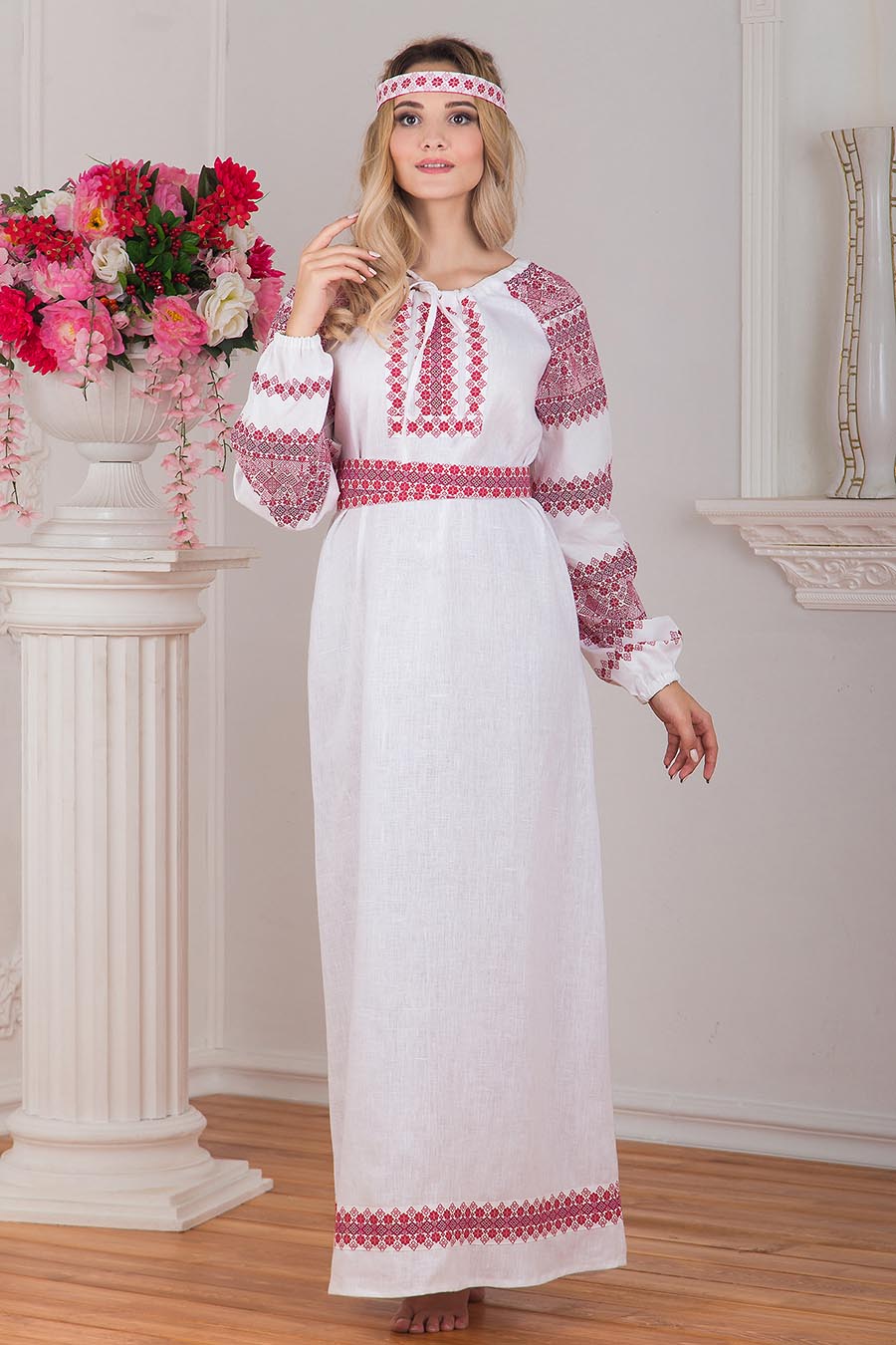 A playful frame from Women in Slavic costumes — online in Surabaya